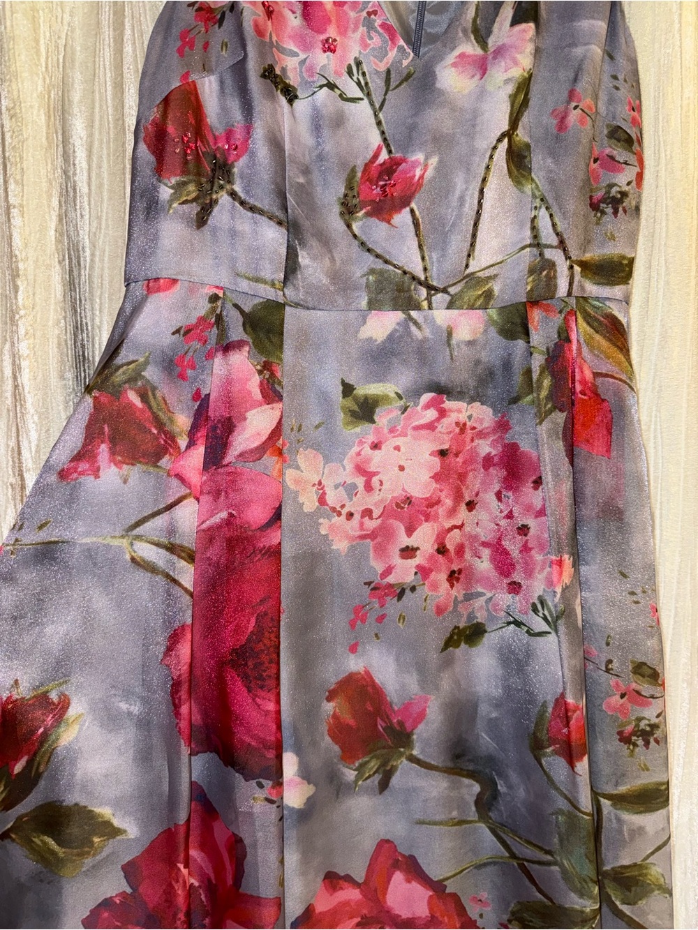 Adrianna Papell gown with pockets, size 6 - Picture 2 of 9